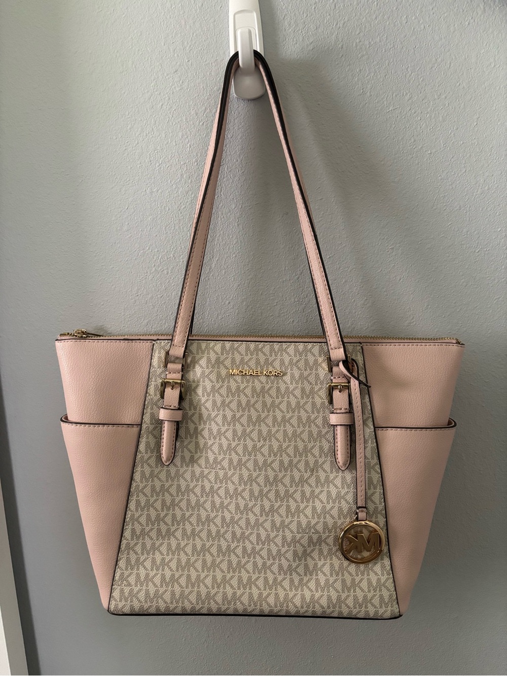 Michael Kors Pink Signature Tote Bag